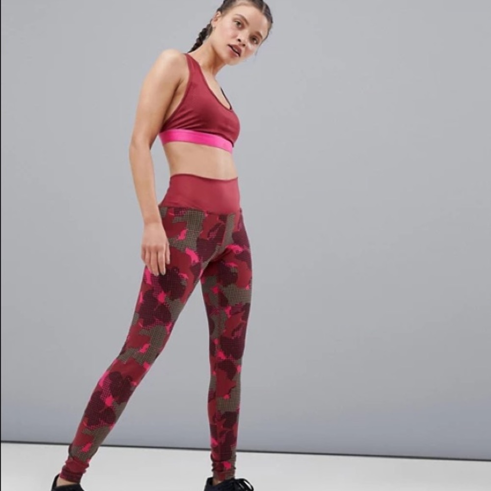 adidas High Definition Tights, Noble Maroon/Print